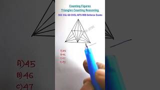 Counting Figures | Triangle Counting Reasoning Tricks| Reasoning Classes for All Exams||