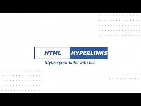 Stylize HTML Hyperlinks with CSS
