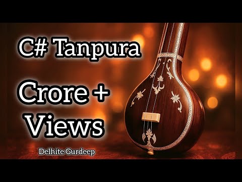 C# tanpura Best scale for male singing | original sound | Best for meditation