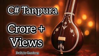 C# tanpura Best scale for male singing | original sound | Best for meditation