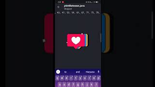 codeYourslf - coding on mobile | print all prime numbers from 1 to 100 | #shorts #cy