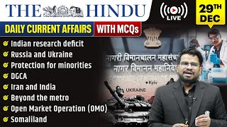 The Hindu Analysis | 29th December 2025 | The Hindu NewsPaper  - Practice Questions | Prashant Sir