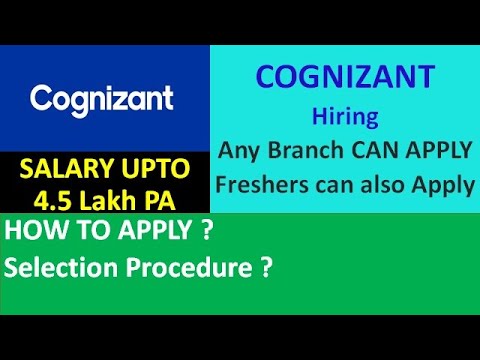 Cognizant Job Update 2021 | Cognizant off campus drive 2021 | Hiring for Freshers 2021