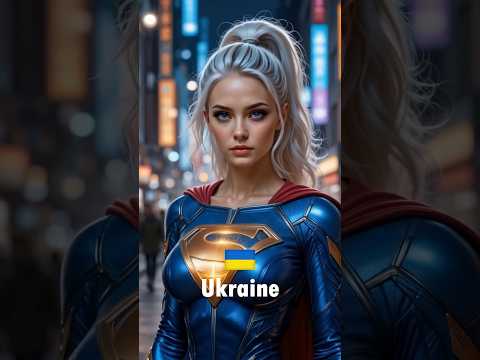 Countries as Superwoman | Part-1#aiedits #aifusion #midjourney #shorts #viralvideo #shortvideo