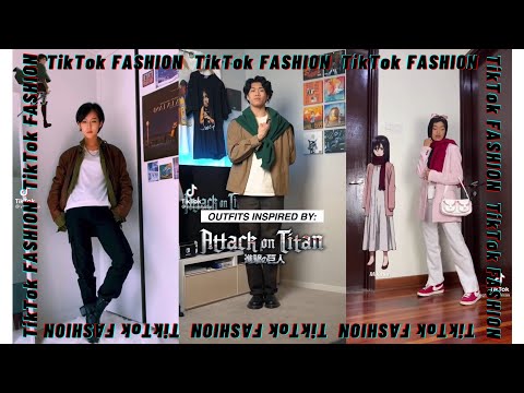 TikTok Fashion: BEST of "Outfits Inspired By" Challenge (ALL ATTACK ON TITAN)
