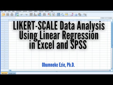 Excel and SPSS: LIKERT-SCALE Data Analysis Using Regression in Excel and SPSS