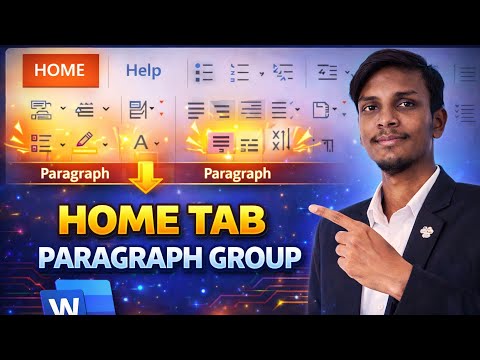 MS-WORD Paragraph Group || Soft Skill Studio || 2025 #msword