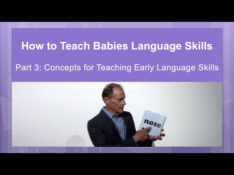 Dr. Titzer Part 3 of How to Teach Babies Language Skills: Clear, Frequent, Multisensory, Interactive