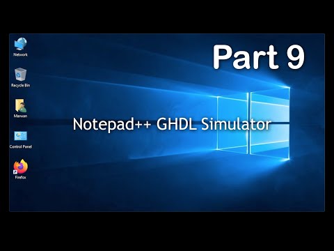 Getting Started with VHDL P09 Run GHDL Simulator