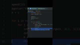make cool design with python turtle #python #coding #codingchannel #code #programming #graphics