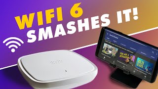 Wi-Fi 6 Demo: Samsung S10 and Cisco AP: 802.11ax / wifi 6 smashes it!