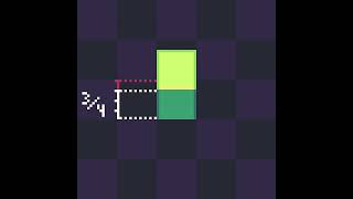 3/4 topdown orthographic perspective on a grid | micro-tutorial #gamedev #pixelart #tutorial