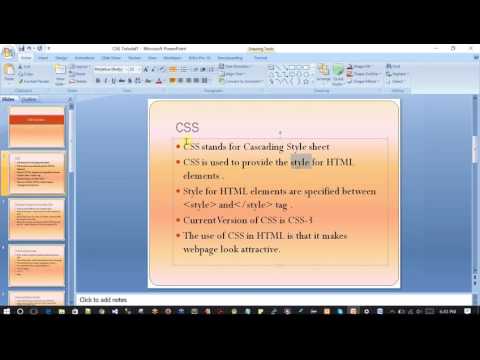 Css Tutorial-1 Introduction