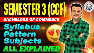 Semester 3 Ccf Syllabus | Subjects | Bcom | Calcutta University 