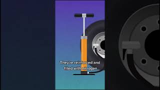 Why do airplane tires not explode on impact? #techinsider #technology #tires #funfacts #shorts