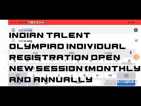 Indian talent olympiad Individual Registration New Session open now