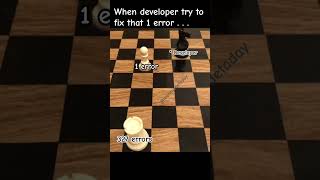 When developer try to fix a bug