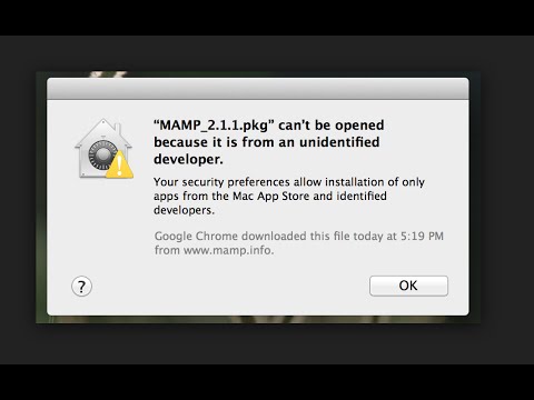 How to change security preferences allow installation Mac OS X OS Sierra