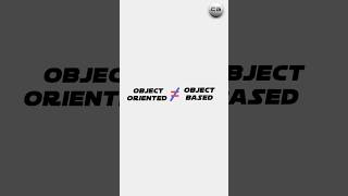 Object oriented Vs Object Based Programming languages #coding #short #java #python #javascript