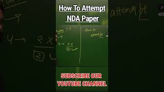 How To Attempt NDA Exam Paper 2023 | Learn With Sumit