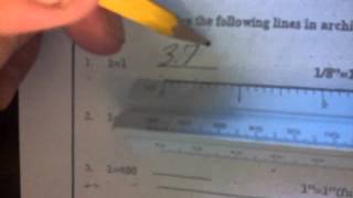How to use an engineering scale
