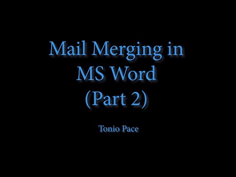 08 Mailmerge Final Part 2