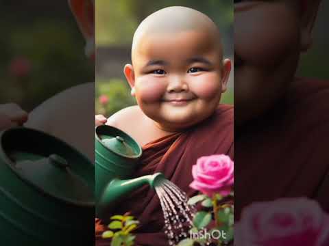cute little monk #youtube #shorts #like #subscribe