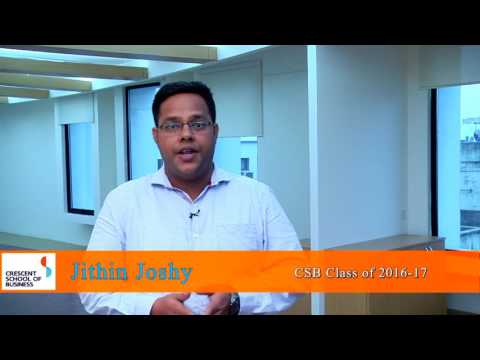 Jithin Joshy - Founding Batch on CSB