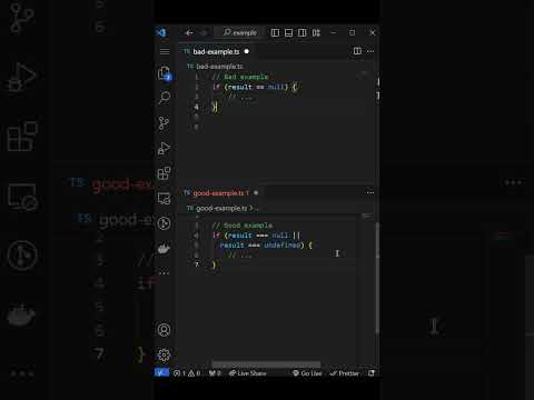 Clean Code - Strict Equality Checks with === and !== #cleancode #programming #typescript