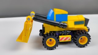 Qman Creative Master 1401 Bulldozer - Brick Speed Build
