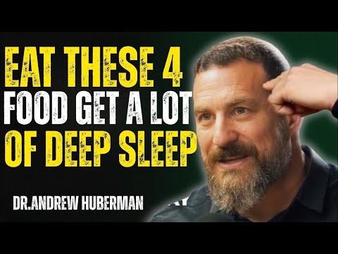 4 Science-Backed Foods That Help You Sleep Deeply 🧠🌙 | Huberman Explains