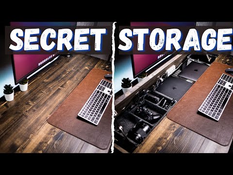 The CLEANEST DIY desk set-up