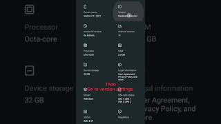 how to turn on developer option.#trending #developer#option #phone #settings #onetap