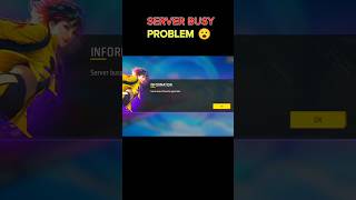 Freefire Server Busy Problem | Server Busy Please Try Again Later 😭 #freefire #freefireproblemsolve