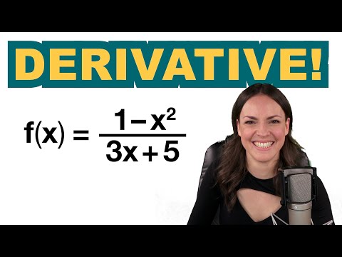 Calculus: Find the derivative! – Fraction, Quotient rule