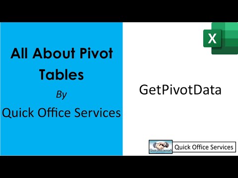 Excel Pivot Tables   19   GetPivotData