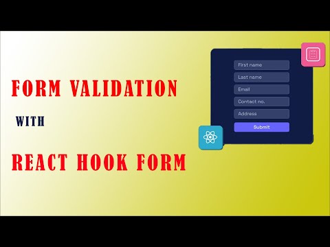 Form Validation with React Hook Form