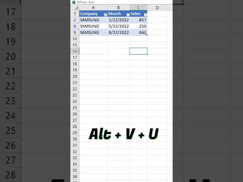 MS EXCEL SHORTCUT TRICK PART 34 #trending #shortcutkeys #shortsfeed #shorts