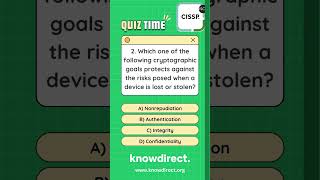 ISC2 Certified Information Systems Security Professional (CISSP) Certification - Exam Prep Questions