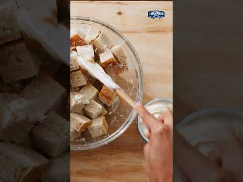 Hellmann's Homemade Leftover Bread Croutons Recipe