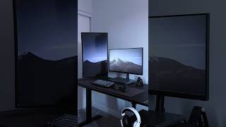 New monitor, new vibe 🖥️ #techsetup #desksetup  #pcsetup