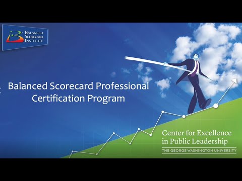 Balanced Scorecard Professional Certification Program