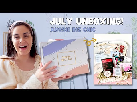 July Unboxing - Aussie Biz Chic Subscription Box (Female Entrepreneur Subscription Box in Australia)