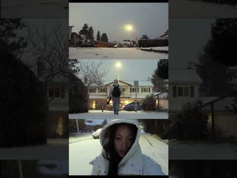 the first snow ❄️ #cinematic #lifeinmy20s #firstsnow #cinematicvideo #collegelife