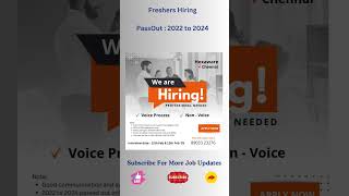 Job Vacancy l Fresher Jobl Hexaware #jobvacancyinchennai #jobvacancy #jobsearch #job #jobs #ytshorts