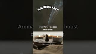 🌿 Boost Focus with Aromatherapy! 🌱 #SurprisingFact #Aromatherapy #FocusBoost #yt #QuotesAndBrains