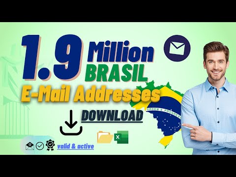 1.9 Million Brazil Emails – Your Ticket to South America’s Biggest Market!