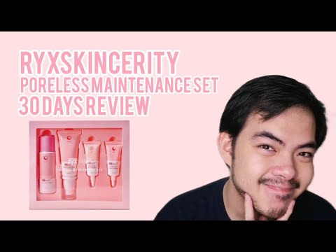 RyxSkincerity Poreless Maintenance Set | 30 Days Review