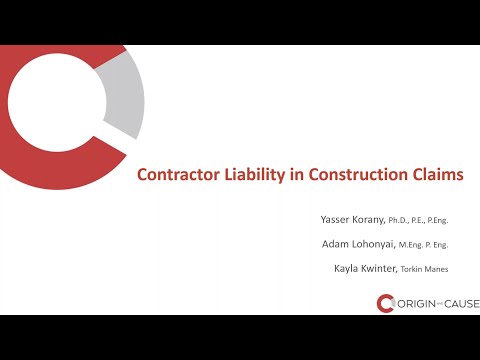 Contractor Liability in Construction Claims