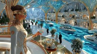 Smart Cities of 2090: Golden Futures (4K) | 1 Hour Nature & Futuristic Tech Tour